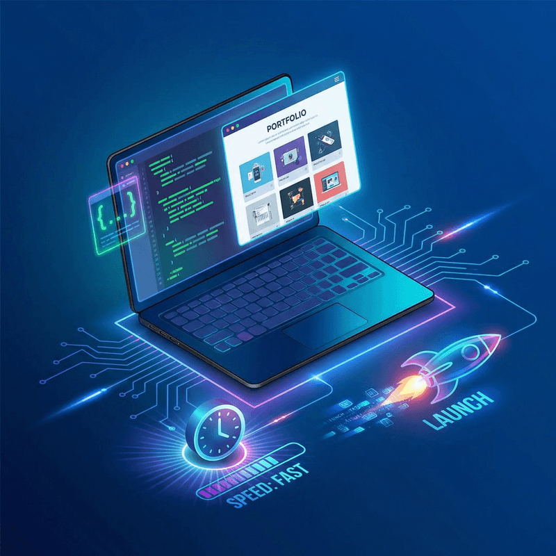 Портфолио разработчика за один вечер