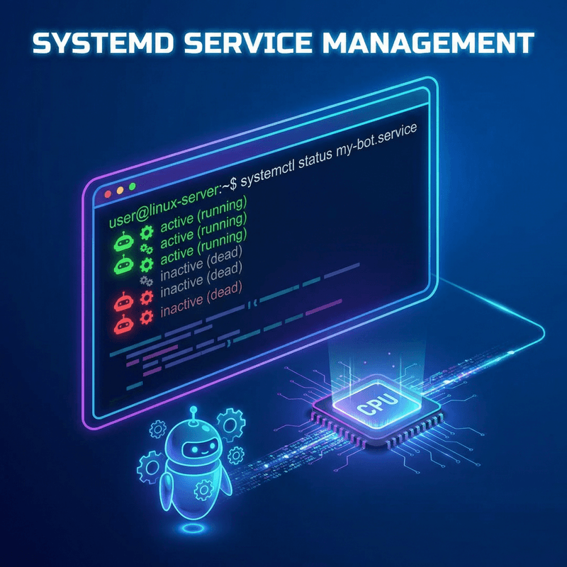 Systemd — как сделать бота бессмертным