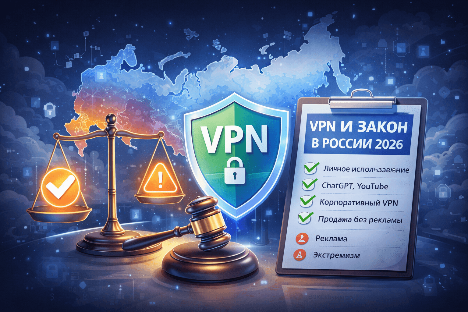 VPN и закон в России 2026 — что реально грозит